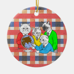 wir sind hier keramik ornament