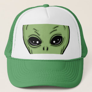 Wir sind hier UFO Alien Invasion Extra Terrestrial Truckerkappe