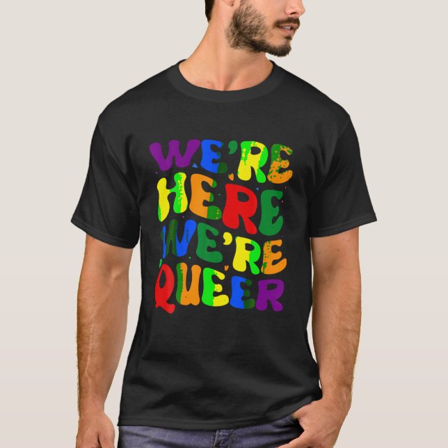 Wir sind hier Wir sind que T-Shirt (Vorderseite)