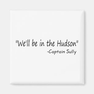 Wir sind im Hudson (Blk) Magnet