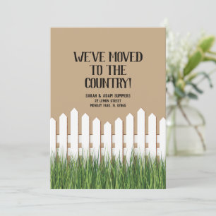 Wir sind in den Landesankündigungszaun gezogen Einladung