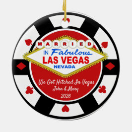 Wir sind in Vegas getraut worden Ornament 2026