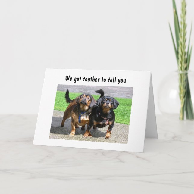 WIR SIND JEALOUS CUZ, DEN SIE IM ALTER SO GUT AUSS KARTE (Vorderseite)