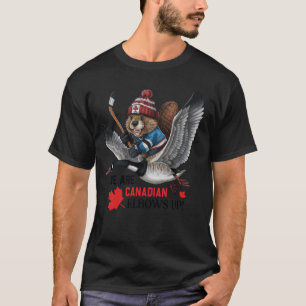 Wir sind Kanadier Ellbogen hoch T-Shirt