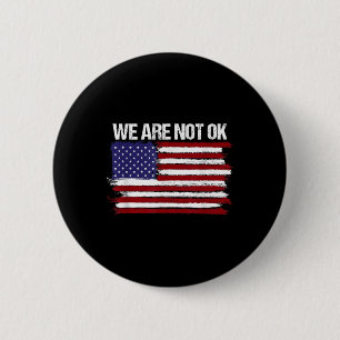 Wir sind kein gutes Flaggendesign der USA Button