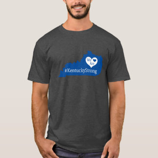 Wir sind KentuckyStrong Staat Silhouette mit Herz T-Shirt