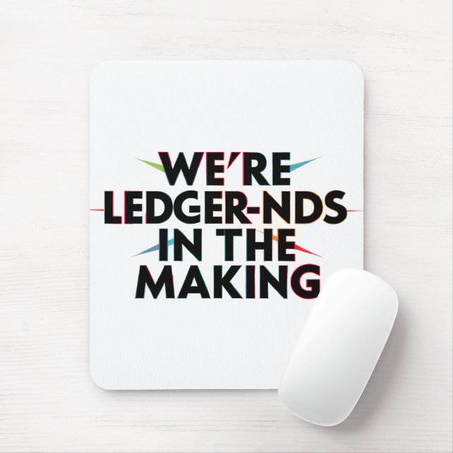 Wir sind LEDGER-nds im Making - Accounting Spaß Mousepad (Mit Mouse)