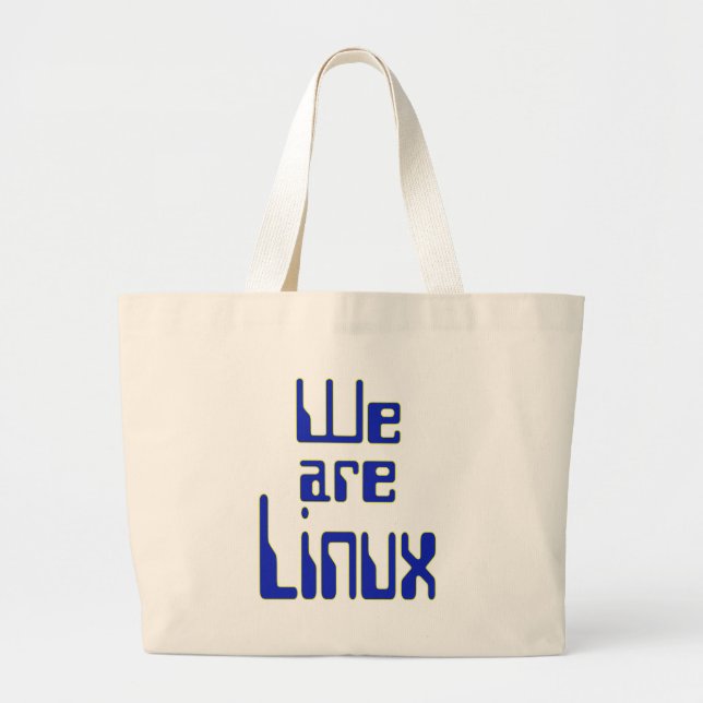 Wir sind Linux große Tragetasche (Vorne)
