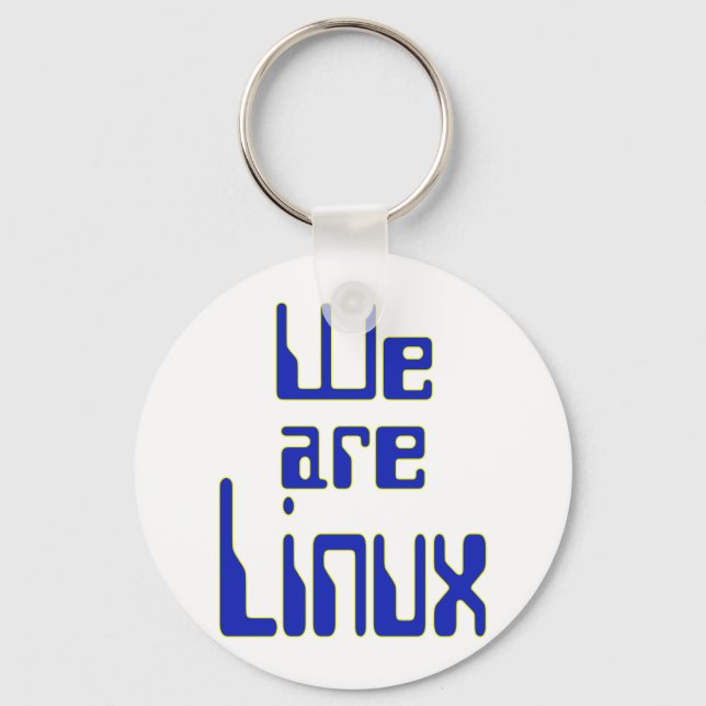 Wir sind Linux Schlüsselanhänger (Vorderseite)