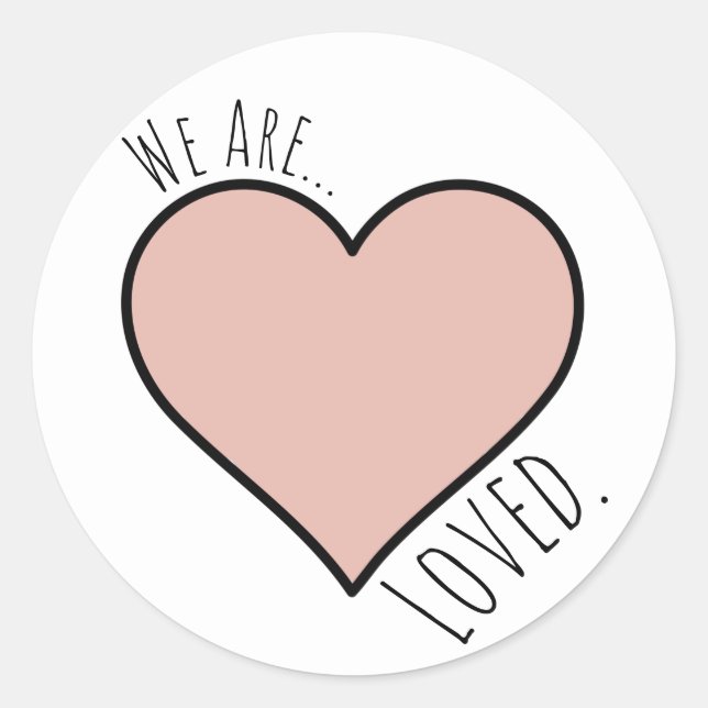 "Wir sind... Love" Sticker (Vorderseite)