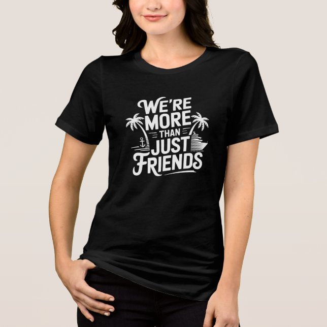 Wir sind mehr als nur Freunde Tri-Blend Shirt (Vorderseite)
