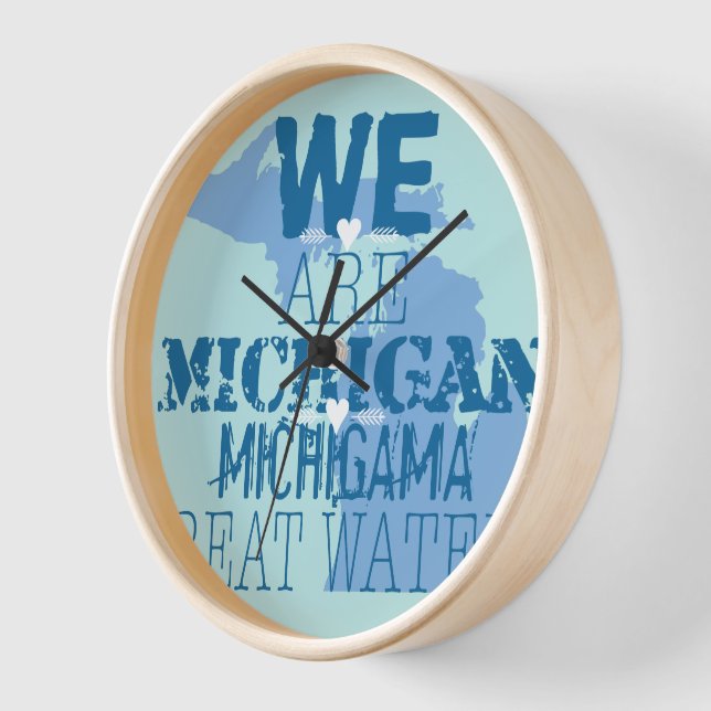 Wir sind Michigan Michigama Great Waters Uhr (Winkel)