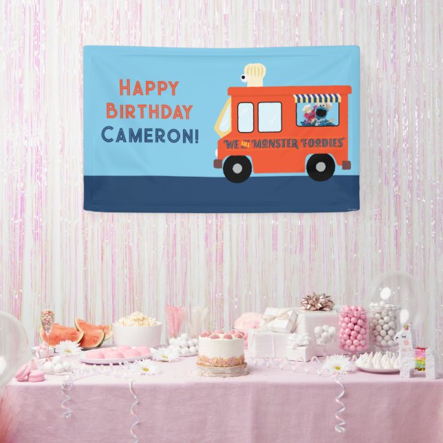 Wir sind Monster-Feinschmecker Banner (Party)