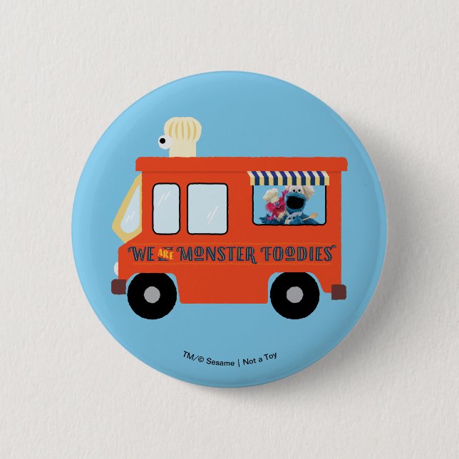 Wir sind Monster-Feinschmecker Button (Vorderseite)