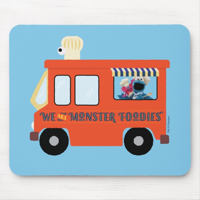 Wir sind Monster-Feinschmecker Mousepad (Vorne)