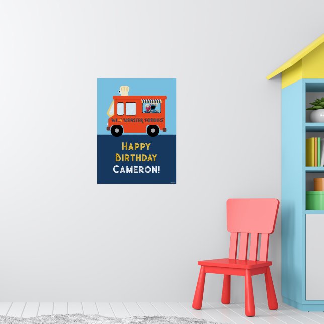 Wir sind Monster-Feinschmecker Poster (Kinderzimmer 1)