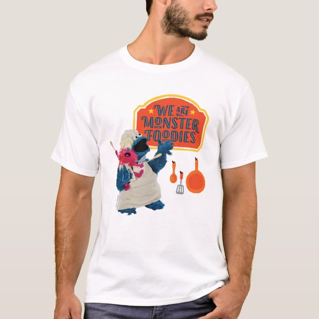 Wir sind Monster-Feinschmecker T-Shirt (Vorderseite)