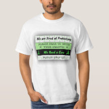 Wir sind müde, das Lyme-Shirt zu protestieren