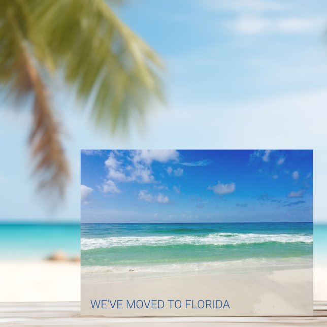 Wir sind nach Florida Destin Beach Foto umgezogen Ankündigung (Von Creator hochgeladen)