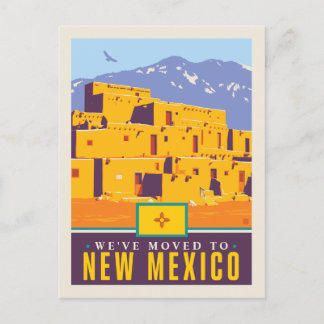 Wir sind nach New Mexico gezogen Einladungspostkarte