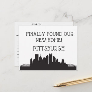 Wir sind nach Pittsburgh übergegangen Postkarte