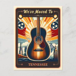 Wir sind nach Tennessee gezogen | Vintage Postkart Postkarte