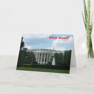 Wir sind nach Washington DC gezogen Ankündigung