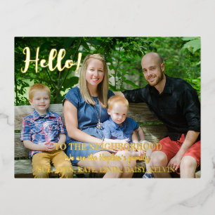 Wir sind neu in der Ankündigung des Fotos der Nach