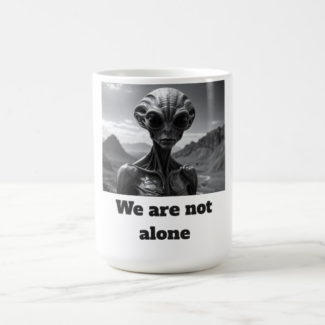 Wir sind nicht allein kaffeetasse (Mittel)
