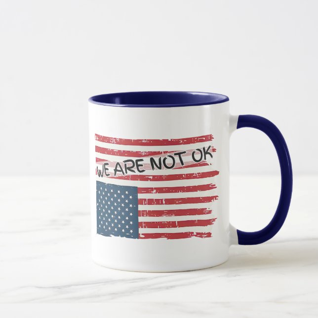 Wir sind nicht in Ordnung Tasse (Rechts)