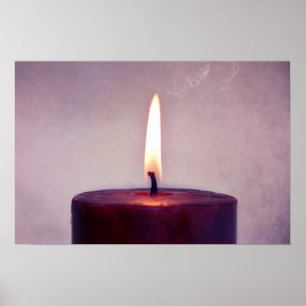 ~Wir sind nicht mehr als Kerzen, die im Wind brenn Poster