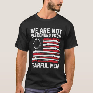 Wir sind nicht von ängstlichen Männern abgeschnitt T-Shirt