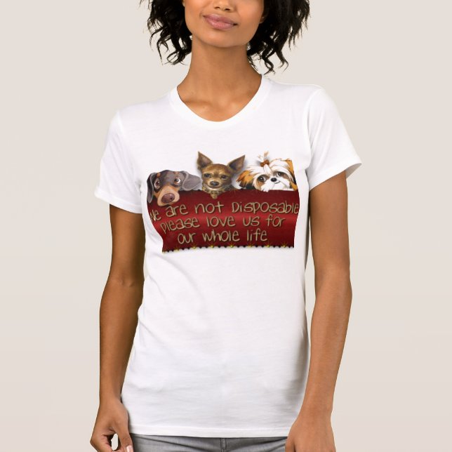 Wir sind nicht Wegwerf T-Shirt (Vorderseite)