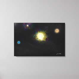 Wir sind nicht wichtig - Impressionistische Kunst Leinwanddruck
