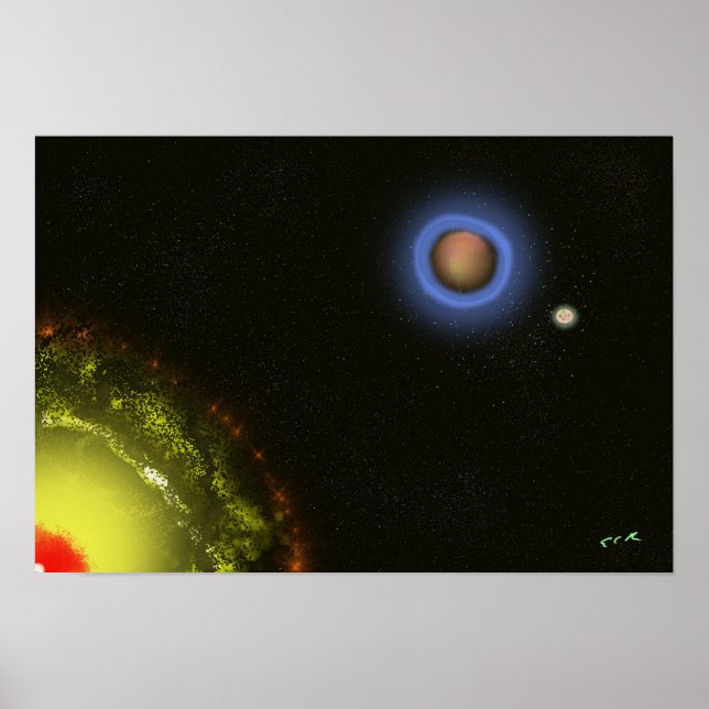 Wir sind nicht wichtig - Impressionistischer Kunst Poster (Vorne)