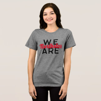 WIR SIND NORTHSTAR RED BLACK Tri-Blend SHIRT