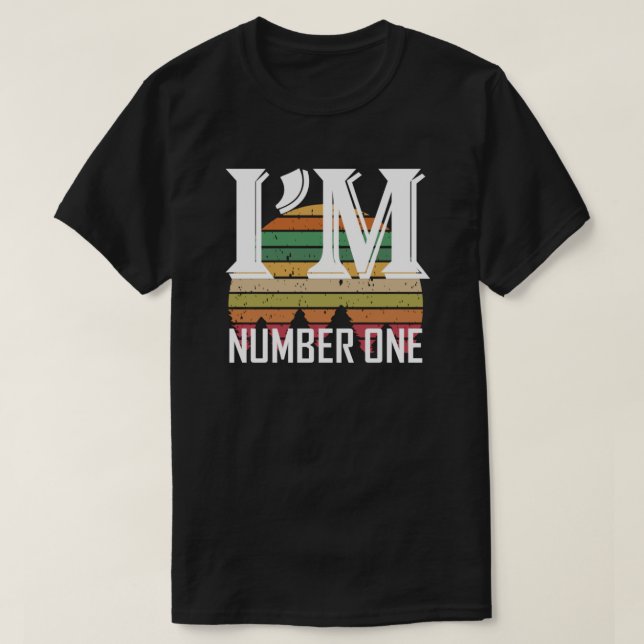 wir sind Nummer eins, ich bin der Meister T-Shirt (Design vorne)