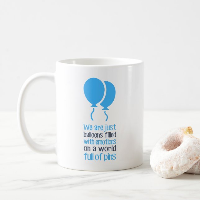 Wir sind nur Ballons Kaffeetasse (Mit Donut)