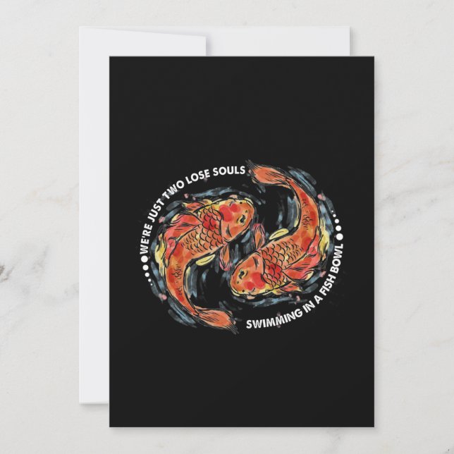 Wir sind nur zwei kleine Soule, die in einer Fisch (Vorderseite)