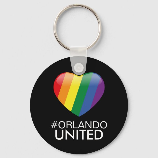 Wir sind Orlando Strong/United Schlüsselanhänger (Vorderseite)