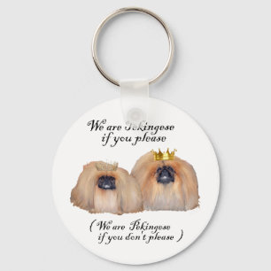Wir sind Pekingesen Schlüsselanhänger