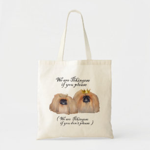 Wir sind Pekingesen Tragetasche