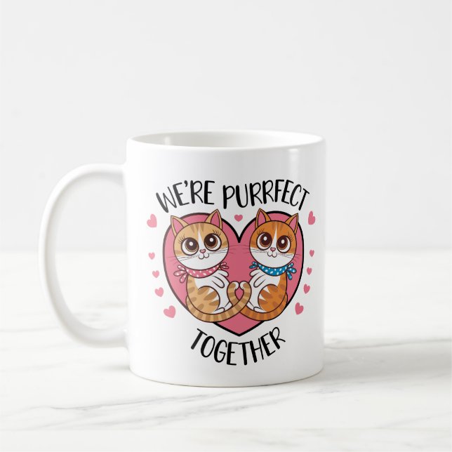 Wir sind perfekt zusammen kaffeetasse (Links)
