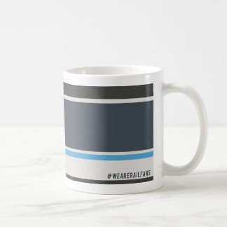 Wir sind Railfans schottisches Grau Kaffeetasse