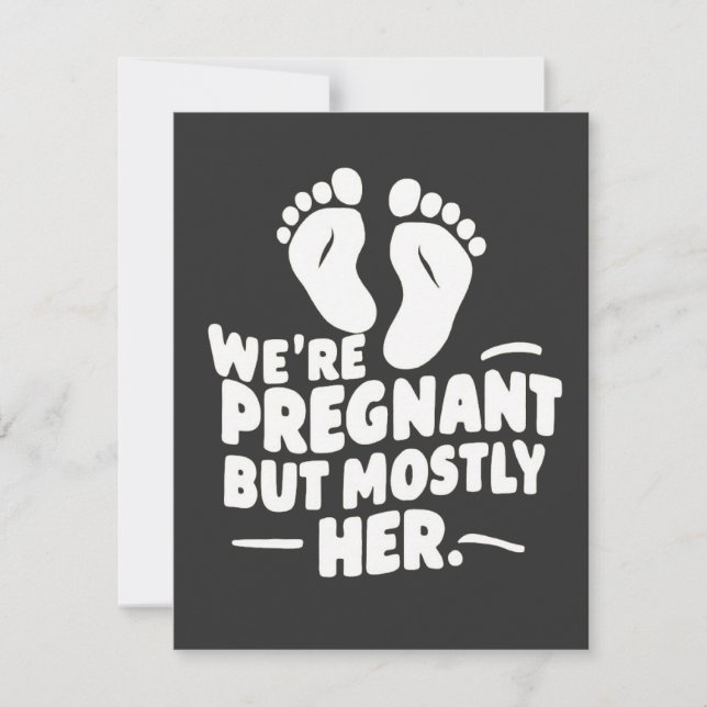 Wir sind schwanger, aber meistens ihr lustiger Vat (Vorderseite)