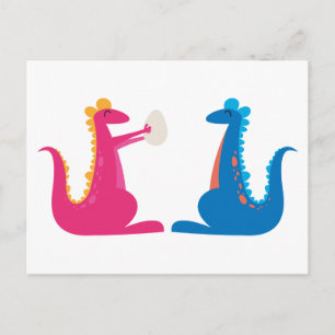 wir sind schwanger ankündigungspostkarte