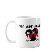 Wir sind schwule/lesbische Familie zwei Frauen und