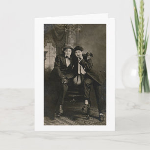 Wir sind so ähnlich wie Lesben Vintage Grußkarte Karte