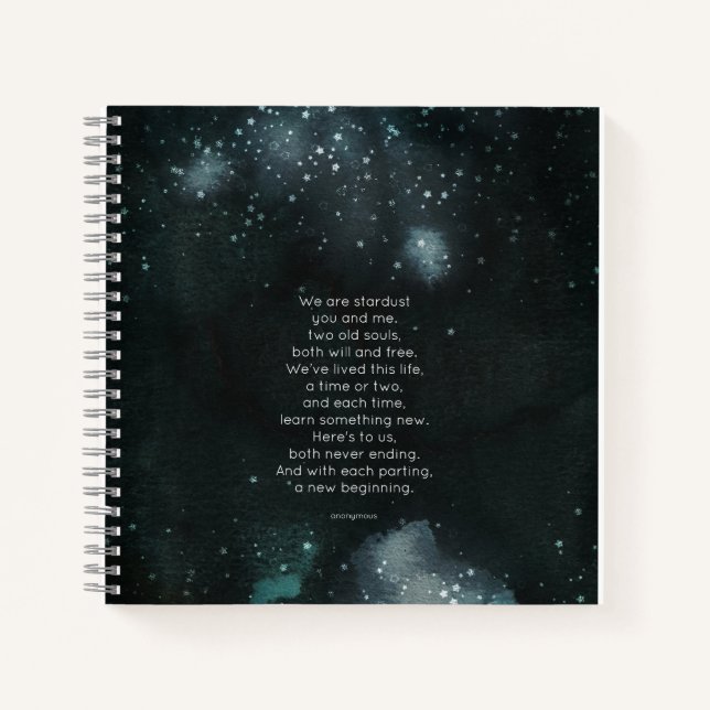 Wir sind Stardust-Notebook Notizbuch (Vorderseite)