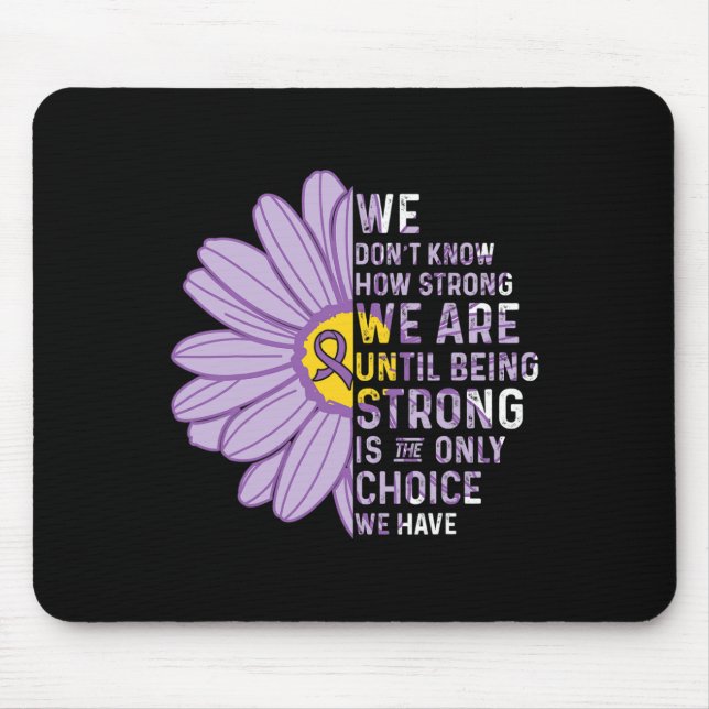 Wir sind stark - Unterstützung des Bauchspeicheldr Mousepad (Vorne)